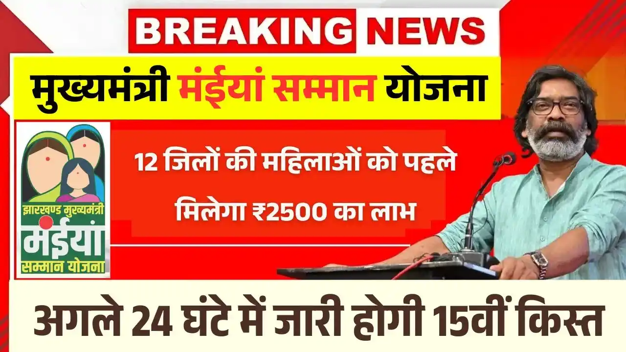 Maiya Samman Yojana 15th Installment Out